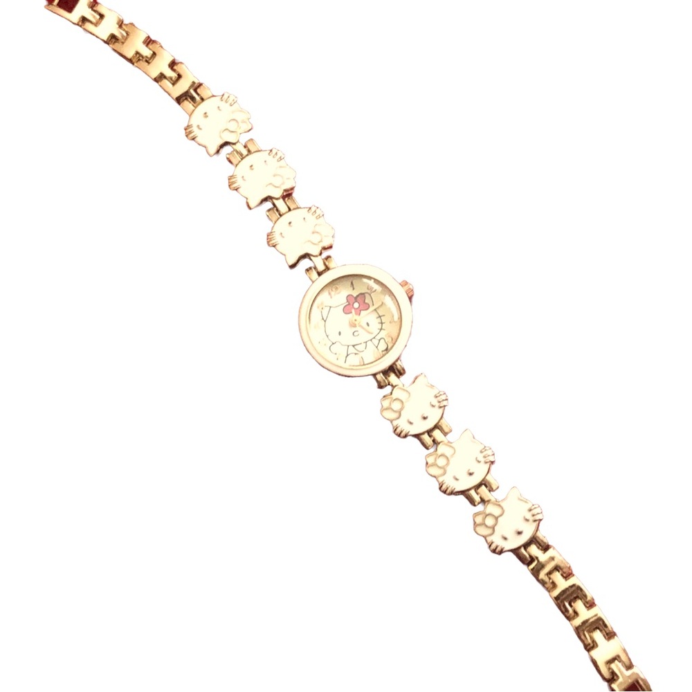 Sanrio HELLO KITTY ROSEGOLD WATCH!!